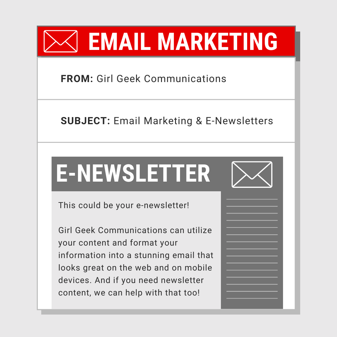 email marketing and e-newsletters girl geek billings montana